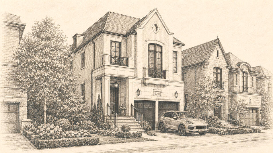 Rosemont Grove in Brampton by Hallett Homes house render Rosemont Grove in Brampton by Hallett Homes house render