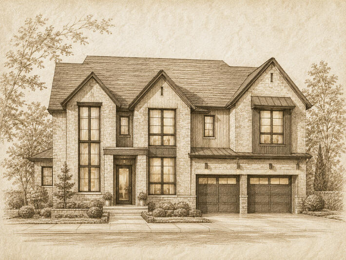 Rosemont Grove in Brampton by Hallett Homes house render Rosemont Grove in Brampton by Hallett Homes house render